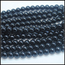 Black Glass beads Glass pearl beads accessories jewelry findings round shape size 4mm 6mm 8mm 10mm 12mm 2024 - buy cheap