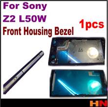 1 шт. белый черный фиолетовый передний корпус ЖК-рамка чехол для Sony Xperia Z2 L50w D6502 D6503 D6543 Запасная часть 2024 - купить недорого