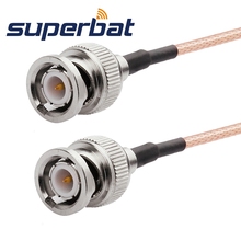 Superbat SMA Male Straight to BNC Plug Right Angle Pigtail Cable RG316 100cm 2024 - buy cheap