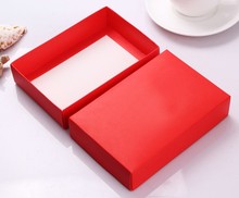 Tamaño: 19,5x14,5x4cm, caja de regalo grande púrpura, caja de cartón grande para embalaje de ropa, caja de regalo de Kraft blanca, caja de regalo de boda roja 2024 - compra barato