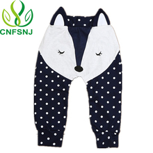 CNFSNJ 2021 summer autumn Hot Sale Kids Cotton Trousers Harem Pants Boys Girls Clothes bear fox monster pattern newborn pants 2024 - buy cheap