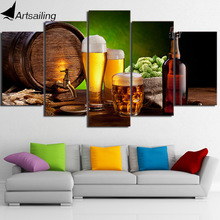 HD Printed beer barrel bottle hop malt house Painting Canvas Print room decor print poster picture canvas Free shipping/ny-4569 2024 - buy cheap
