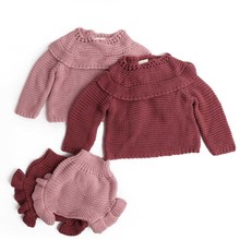 Conjuntos de roupas infantis de algodão para bebês, blusa de manga longa + shorts com folha de lótus, conjuntos de roupas para bebês de 0 a 2 anos 2024 - compre barato