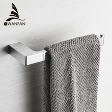 Wall-Mounted Towel Hook Square Towel Rail Bar Zinc Alloy Towel Rack Holder Polished Towel Ring For Kitchen Bathroom 5780 2024 - buy cheap