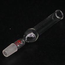 Tubo de secado de laboratorio de vidrio, junta de tierra de 19/26mm, forma recta con bombilla de laboratorio 2024 - compra barato