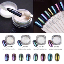 1g Bling Mirror Chameleon Nail Glitter Powder Gorgeous Manicure Nail Art Sequins Chrome Pigment Glitters 2024 - buy cheap