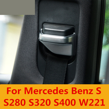 Car-Styling Seat Safety Belt Cap Cover Lid Trim Interior Decor Car Accessories Interior For Mercedes Benz S S280 S320 S400 W221 2024 - buy cheap