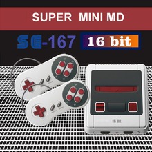 Built-In 167 Classic Game for 16b games Dual gamepad Mini TV Video Game Console 16 Bit Retro Handheld Family Video Game Player 2024 - buy cheap