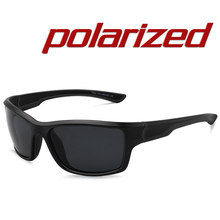 Мужские солнцезащитные очки в черной оправе, с защитой UV400 2024 - купить недорого