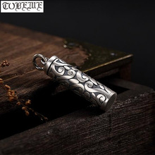 100% 999 Silver Gau Box Pendant Vintage Pure Silver Tibetan Box Pendant Good Luck Symbol Buddhist Prayer Box Pendant 2024 - buy cheap