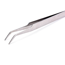 2Pcs/set Useful Curved Nail Art False Fake Eye Lashes Eyelash Extension Tweezers Nippers Pointed Clip Nail Art Tool 2024 - buy cheap