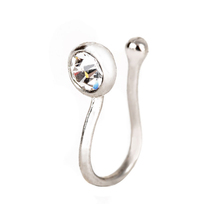 Fashion No-piercing Ear Lip Hoop Ring Women Chic Fake Nose Clip Jewelry 2024 - buy cheap