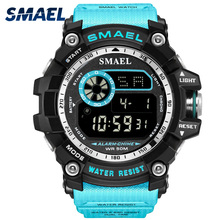 SMAEL Digital Watches Men Big Dial Sport Watch Running 50M Waterproof LED Clock Digital Watch Light 8010 Men Digital Watch Sport 2024 - buy cheap