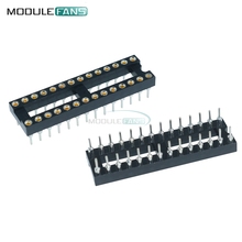 10PCS High Quality 28Pin DIP SIP Round IC Sockets Adaptor Solder Type Narrow 28P 28 pin Diy Electronic 2.54 MM 2.54MM 2024 - buy cheap