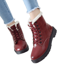 2019 Winter New Plus Velvet Thick Warm Martin Short Boots Short Tube Snow Women's Boots Wild Cotton Shoes Warm Women's Shoes 2024 - buy cheap