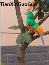 about 14cm colourful feathers bird hard model prop bird handicraft home garden decoration s1858 2024 - buy cheap