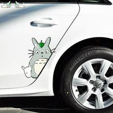 Aliauto 2 X Cartoon Cute Totoro Car Door Sticker Vinyl Decal for Motorcycle Honda Fiesta Lada Wardrobe Ford Focus Hyundai Kia 2024 - buy cheap