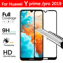 Защитное стекло y6 pro, закаленное стекло с полным покрытием для Huawei Y5 Y6 Y7 prime pro 2019 2024 - купить недорого