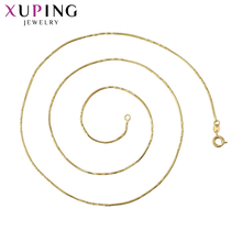 Xuping Elegant Light Yellow Gold Color Plated Necklace Fahsion High Quality Jewelry for Women Gifts 45409 2024 - buy cheap