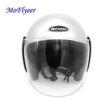 MoFlyeer-Protector de cara abierta Para Motocicleta, Cascos de Moto de carreras Jiekai, Cascos Vintage con doble lente 2024 - compra barato