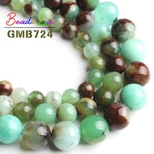 Pedra Natural Australiano Jade Rodada Contas Loose Para Jóias Fazendo Pick Tamanho 6 8 10 milímetros DIY Pulseira Colar de Jóias 15 polegadas 2024 - compre barato