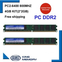 KEMBONA 4 ГБ 2x2 Гб PC2-5300 DDR2 800 МГц 4g 240pin DDR2 Настольный модуль памяти RAM Бесплатная доставка 2024 - купить недорого