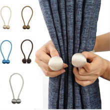Bridas magnéticas de bola de perlas para cortina, Clips de hebilla, accesorios para cortinas, novedad de 2019 2024 - compra barato