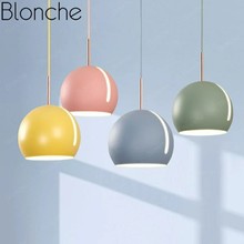 Modern Macaron Pendant Lamp Creative Hanging Lights for Dining Room Living Room Bedroom Home Decor Lighting Simple Led Fixture 2024 - buy cheap