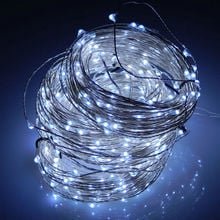 200LED 20M Starry vine moon String Light Wedding Christmas fairy Lamp Garden Garland home decor Silver/Copper wire+AC/DC Adapter 2024 - buy cheap