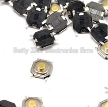 1000PCS/LOT 4 * 4 * 2.0MM SMD Tact Switch brass button / waterproof copper head 2024 - buy cheap