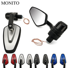 7/8" 22mm Motorcycle Side Mirror LED Handle Bar End Mirrors Turn Signal For Moto Guzzi Brutale 1000 Serie Oro 1200 SPORT AUDACE 2024 - buy cheap