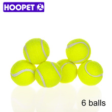 HOOPET Dog Toy Six Tennis Balls Bite-resistant Dogs Puppy Teddy Training Product Pet Supplies 2024 - buy cheap