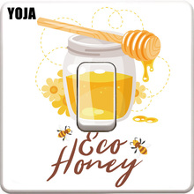 YOJA-pegatina de pared de abeja y miel para el hogar, interruptor de habitación, 12ss0087 2024 - compra barato