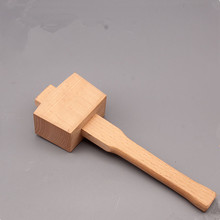 1PCS 250mm Beech Solid Carpenter Wood Wooden Mallet Hammer Handle Leathercraft Hammer Tool 2024 - buy cheap