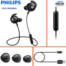 original Philips headset SHB4305 Bass + Bluetooth 4.1 Wireless Neckband Headphones Noise Reduction Function with Microphone 2024 - buy cheap
