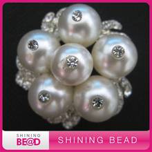 Free Shipping+High Quality+45mm+Beautiful Ivory pearl crystal rhinestone brooch for wedding 2024 - купить недорого