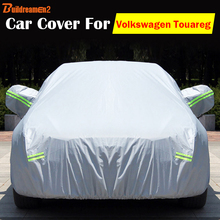 Buildreamen2 Auto Car Cover Sun Snow Rain Resistant SUV Cover Scratch Resistant Waterproof Dust Proof For Volkswagen Touareg 2024 - buy cheap