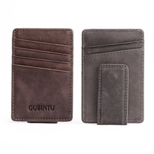 Classical Genuine Leather Useful Business Credit Card Holder 6 Cards Slots Western Vintage Style Design ID Holders Free Shipping 2024 - buy cheap