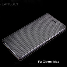 Wangcangli брендовая натуральная кожа чехол со стразами для телефона с узором в форме ракушки, чехол для телефона для Xiaomi Max полностью ручной работы 2024 - купить недорого