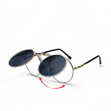 VINTAGE STEAMPUNK Sunglasses Round Designer Steam Punk Metal OCULOS de sol women Coating Sunglasses Men Retro Circle Sun Glasses 2024 - buy cheap