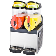 LXRJ-10L*2 Double Tank fruit juice container Stainless Steel Drink Iced granita crushed ice machine slush machine 1pc 2024 - buy cheap