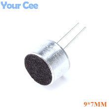 100pcs 9*7mm Capacitive Electret Microphone MIC Electret Condenser Pick-Up Sensitivity 52D 9mm x 7mm With Pins 2024 - buy cheap