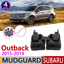 Car Mudflap for Subaru Outback 2015 2016 2017 2018 2019 Fender Mud Guard Flap Splash Flaps Mudguards Accessories 5th 5 Gen 2024 - buy cheap
