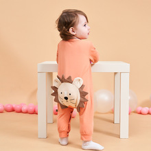 Outono Inverno do bebê Animal Bonito Dos Desenhos Animados de Algodão Do Bebê Recém-nascido Da Menina do Menino Com Capuz Romper Jumpsuit Roupas Quentes para recém-nascidos 2024 - compre barato