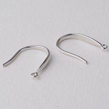 Solid 925 Sterling Silver Earring Hooks 2024 - buy cheap