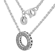 Hearts Of Signature Necklace 100% 925 Sterling Silver Jewelry Free Shipping 2024 - buy cheap