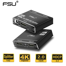 HDMI Switch 2.0 HDR 4K 60Hz HDCP 2.2 HDMI Splitter Switcher 1x2 Amplifier Display For TV DVD PS3 PS4 XBox Projector HDMI Adapter 2024 - buy cheap