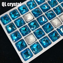 Кристалл QL, все размеры, восьмиугольный квадратный заостренный кристалл, стразы высокого качества для изготовления ювелирных изделий, аксессуары «сделай сам» 2024 - купить недорого