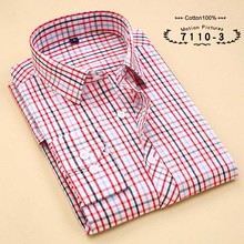 DRESSERVICE 2017 Hot New Men Plaid Long-sleeved Casual Shirts Flannel Slim Fit Chemise Homme Camisa Social Masculina Fashion 2024 - buy cheap