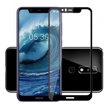 75 Pcs/Lot 2.5D Premium Tempered Glass for Nokia 5.1 Plus Full Coverage Screen Protector Protective Film for Nokia 5.1 Plus 2024 - buy cheap